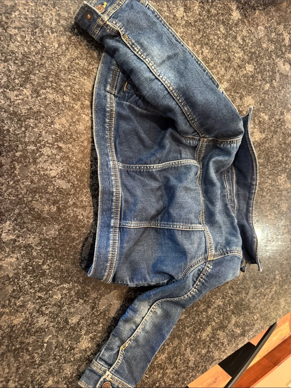 GAP Kids Dark Blue Denim Jacket with Button Front